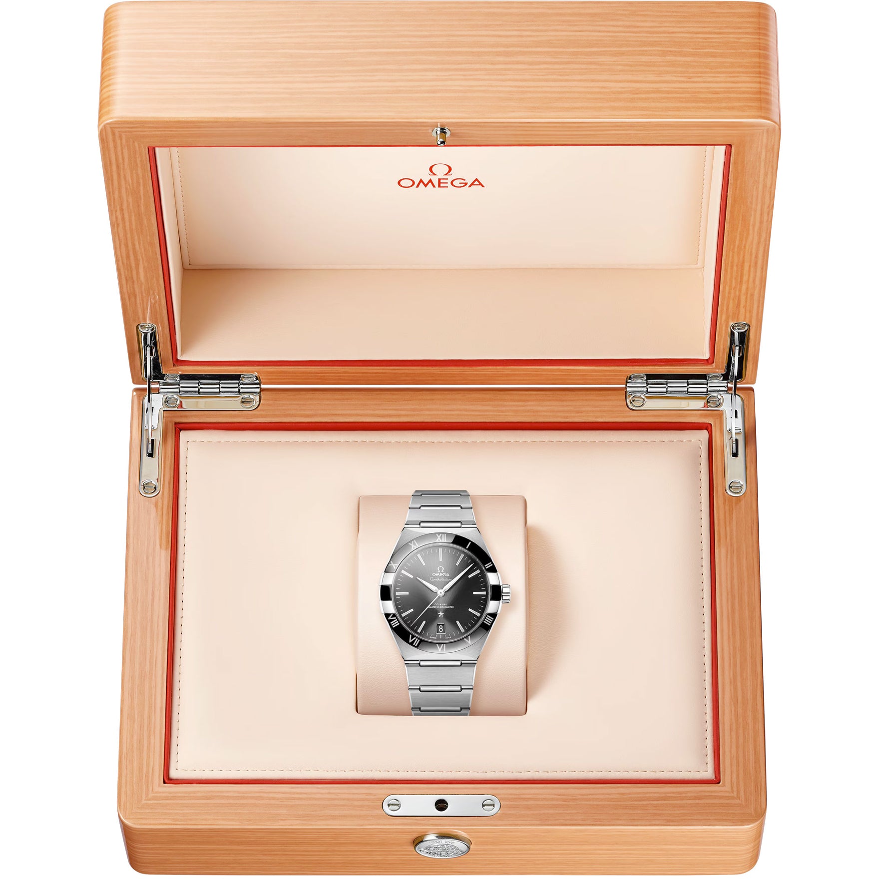 Omega 131.30.41.21.01.001 Constellation 41mm Steel Black Dial on Bracelet