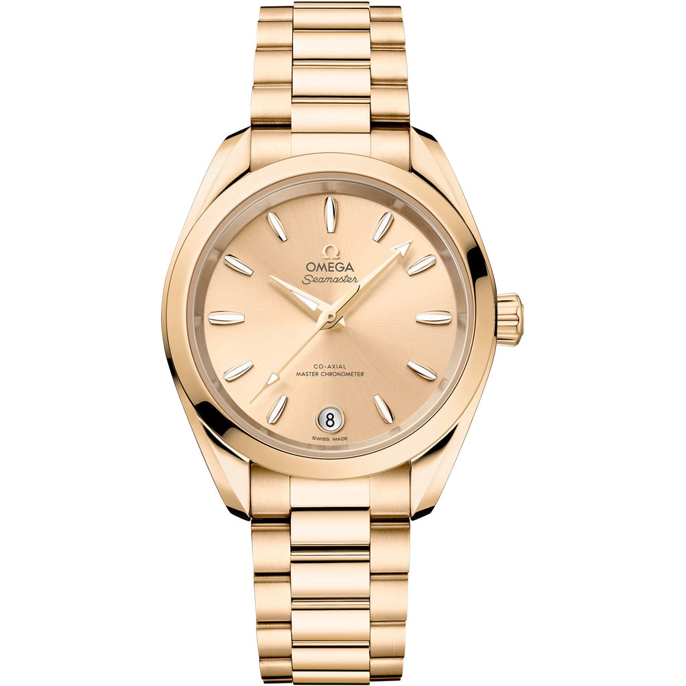 Omega 220.50.34.20.08.001 Seamaster Aqua Terra Shades Moonshine Gold