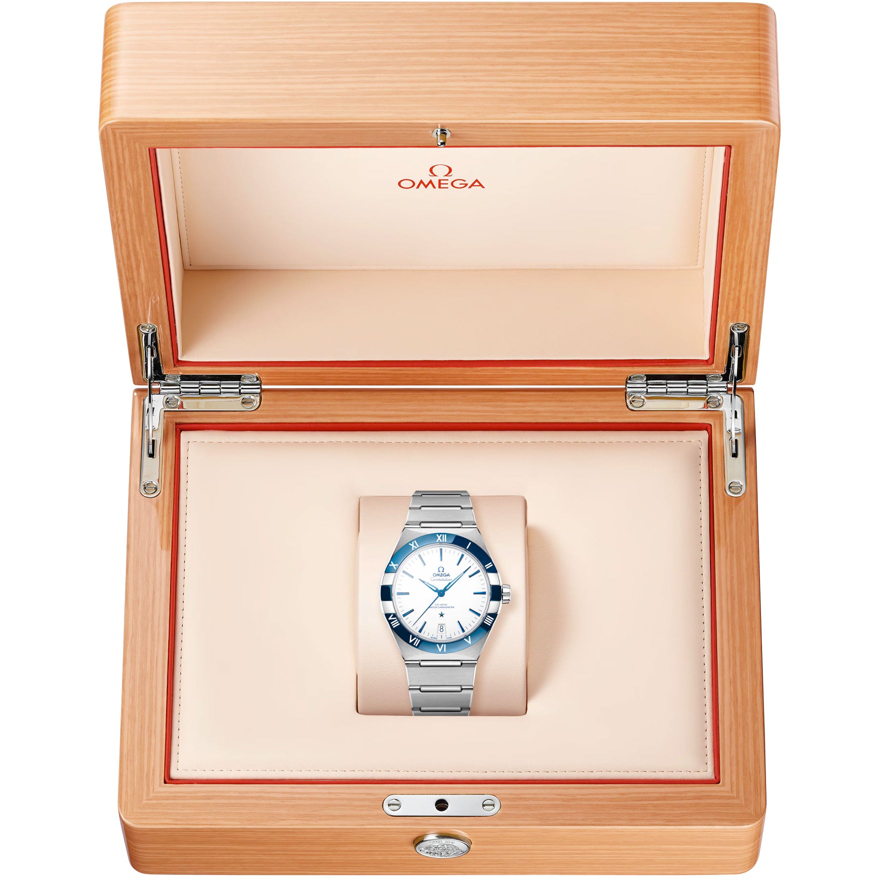 Omega 131.30.41.21.04.001 Constellation 41mm Steel White Dial on Bracelet