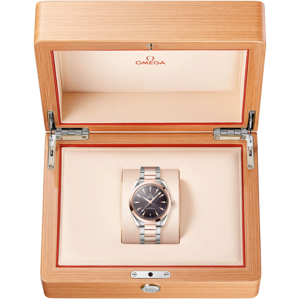Omega 220.20.41.21.06.001 Seamaster Aqua Terra 41mm Steel and Sedna Gold