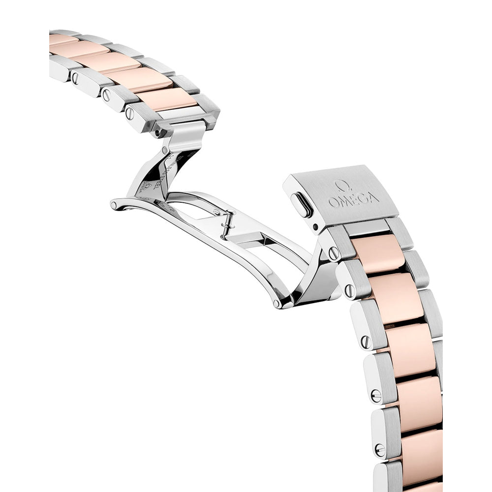 Omega 220.20.41.21.02.001 Seamaster Aqua Terra 41mm Steel and Sedna Gold on Bracelet
