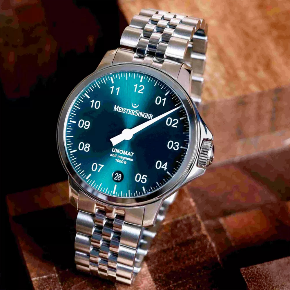 MeisterSinger UN919 Unomat Sunburst Medium Green