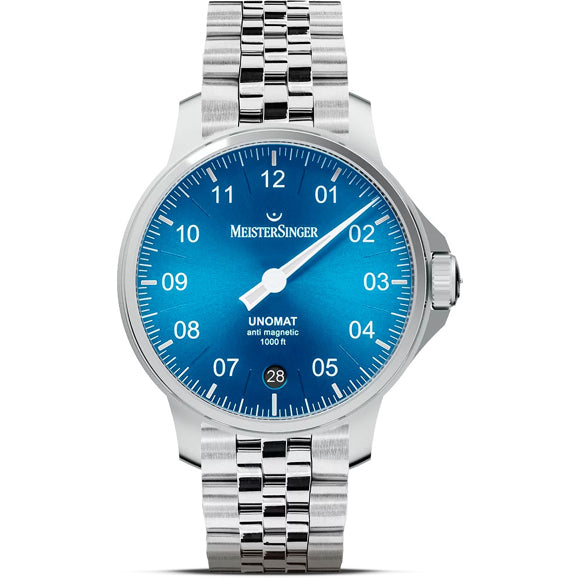 MeisterSinger UN918 Unomat Sunburst Medium Blue