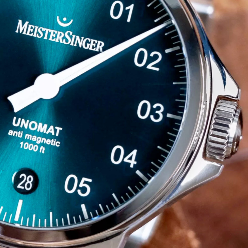 MeisterSinger UN919 Unomat Sunburst Medium Green