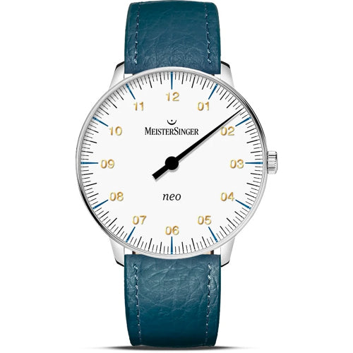 MeisterSinger NES901G Neo White with Sapphire Glas