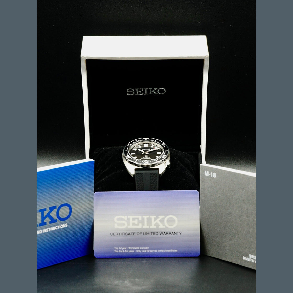 Seiko Prospex SPB317 Diver's SS Automatic Black Dial