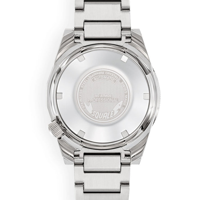 Squale 1521 Full Luminous Steel on Bracelet