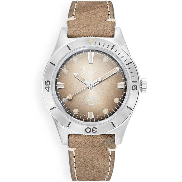 Squale SUPERSSBW.PBW Super-Squale Sunray Brown on Strap