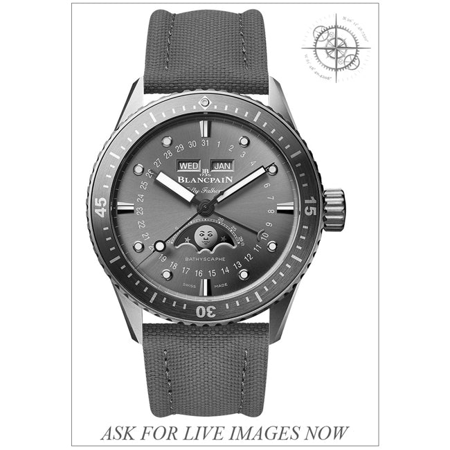 Blancpain Fifty Fathoms Bathyscaphe Complete Calendar Titanium 5054 1210 G52A