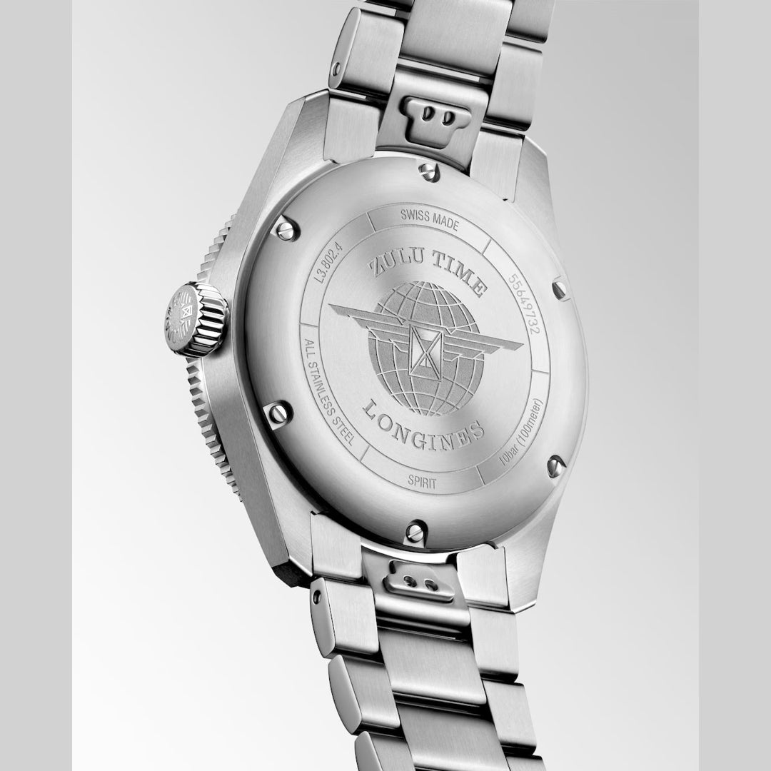 Longines L3.802.4.53.6 Spirit Zulu Time 39mm