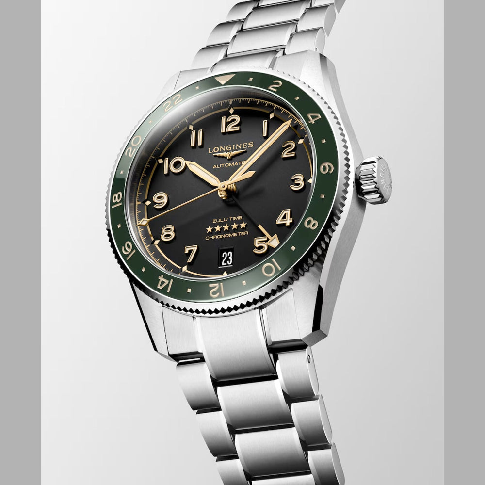 Longines L3.802.4.63.6 Spirit Zulu Time 39mm