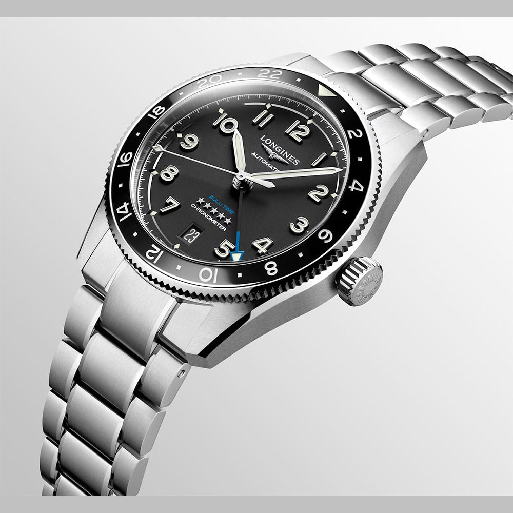 Longines L3.802.4.53.6 Spirit Zulu Time 39mm