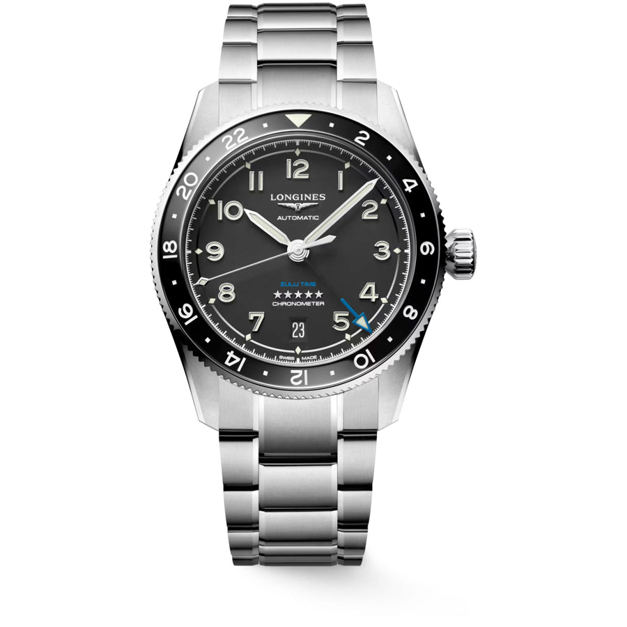 Longines L3.802.4.53.6 Spirit Zulu Time 39mm