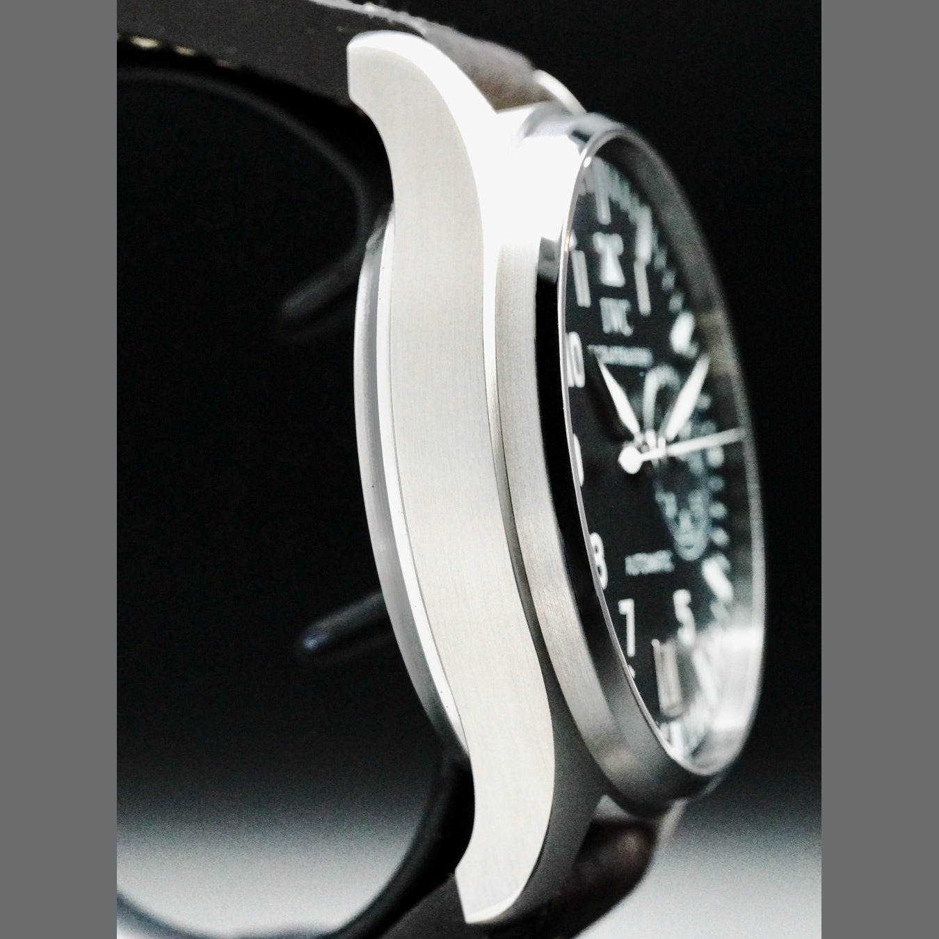 IWC IW500201 Big Pilot 46mm Big Pilot 7 Day Slow Beat Movement Stainless Steel Black Dial