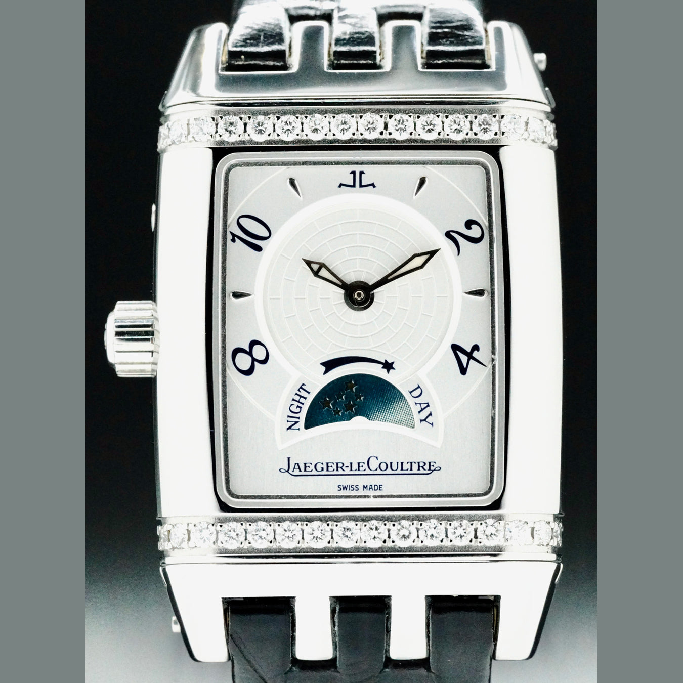 Jaeger LeCoultre 296.8.74 Reverso Gran Sport Diamond Bezel