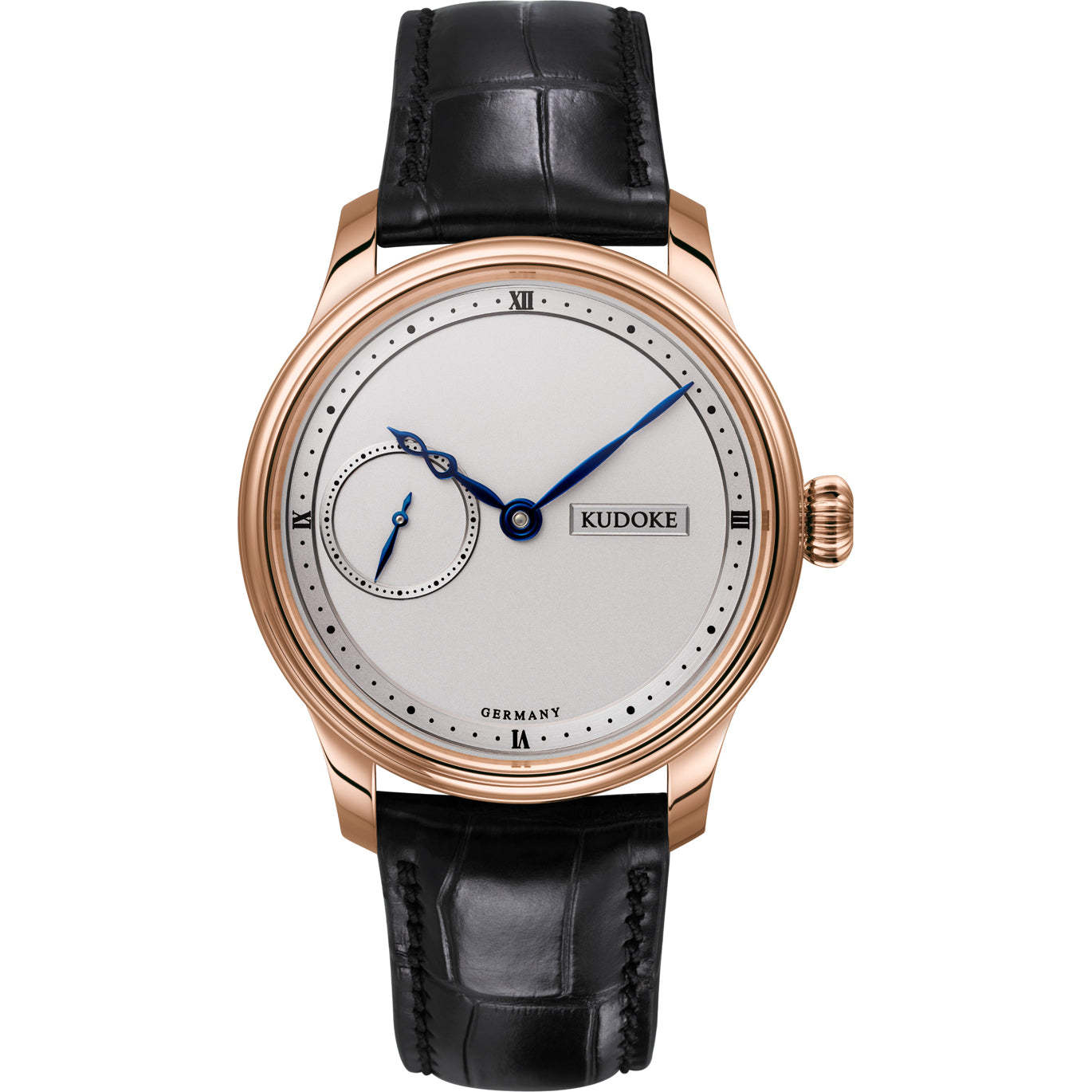 Kudoke 1 Silver Dial Rose Gold