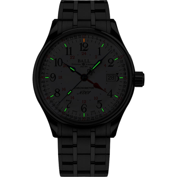 Ball NM3888D-S5CJ-WH Trainmaster Standard Time GMT (40mm)