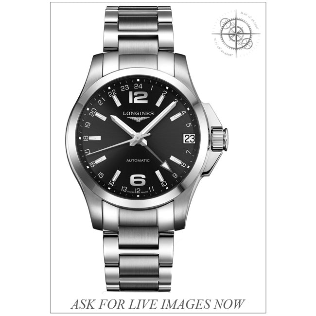 Longines L3.687.4.99.6 Conquest GMT