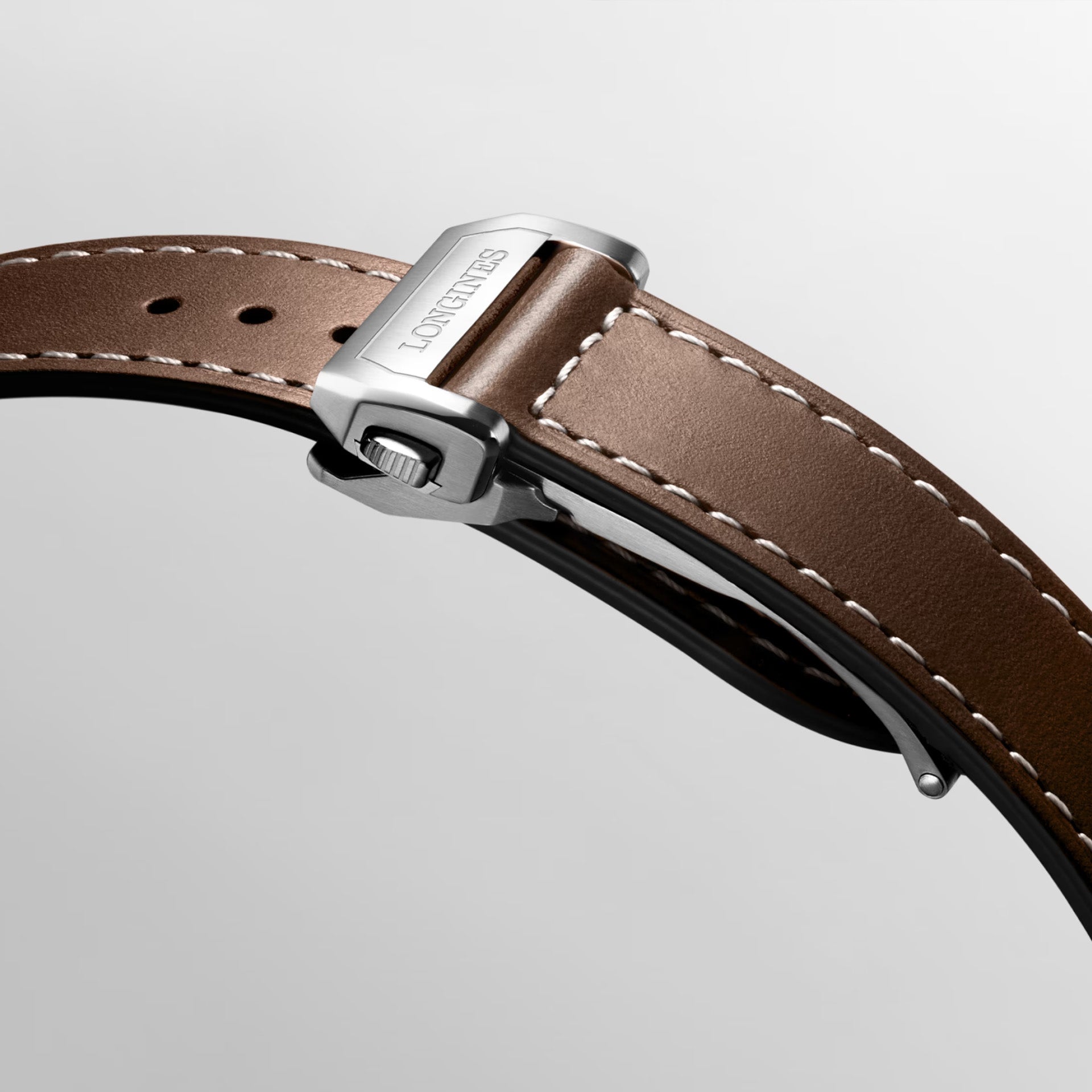 Longines L3.821.5.59.2 Spirit Brown Dial on Strap