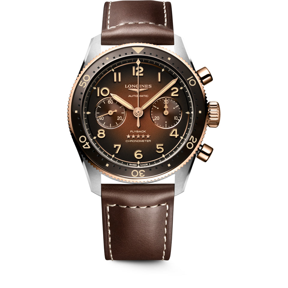 Longines L3.821.5.59.2 Spirit Brown Dial on Strap
