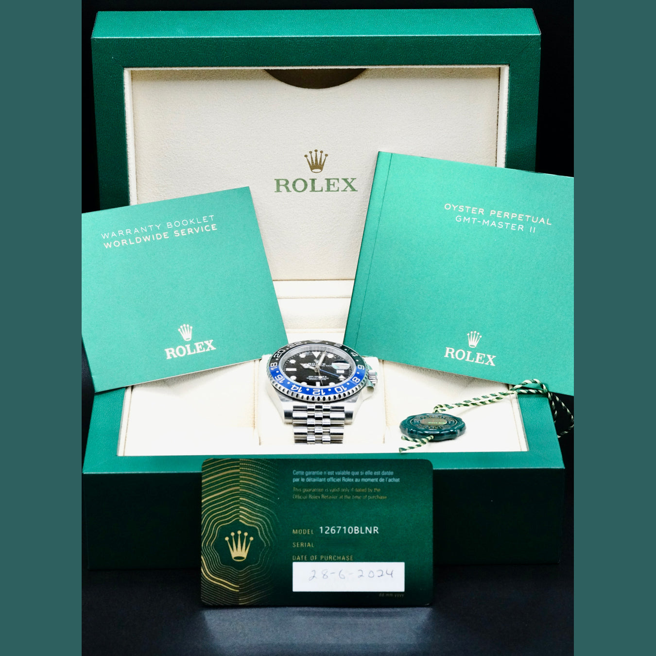 Rolex 126710BLNR GMT Master-II Batgirl