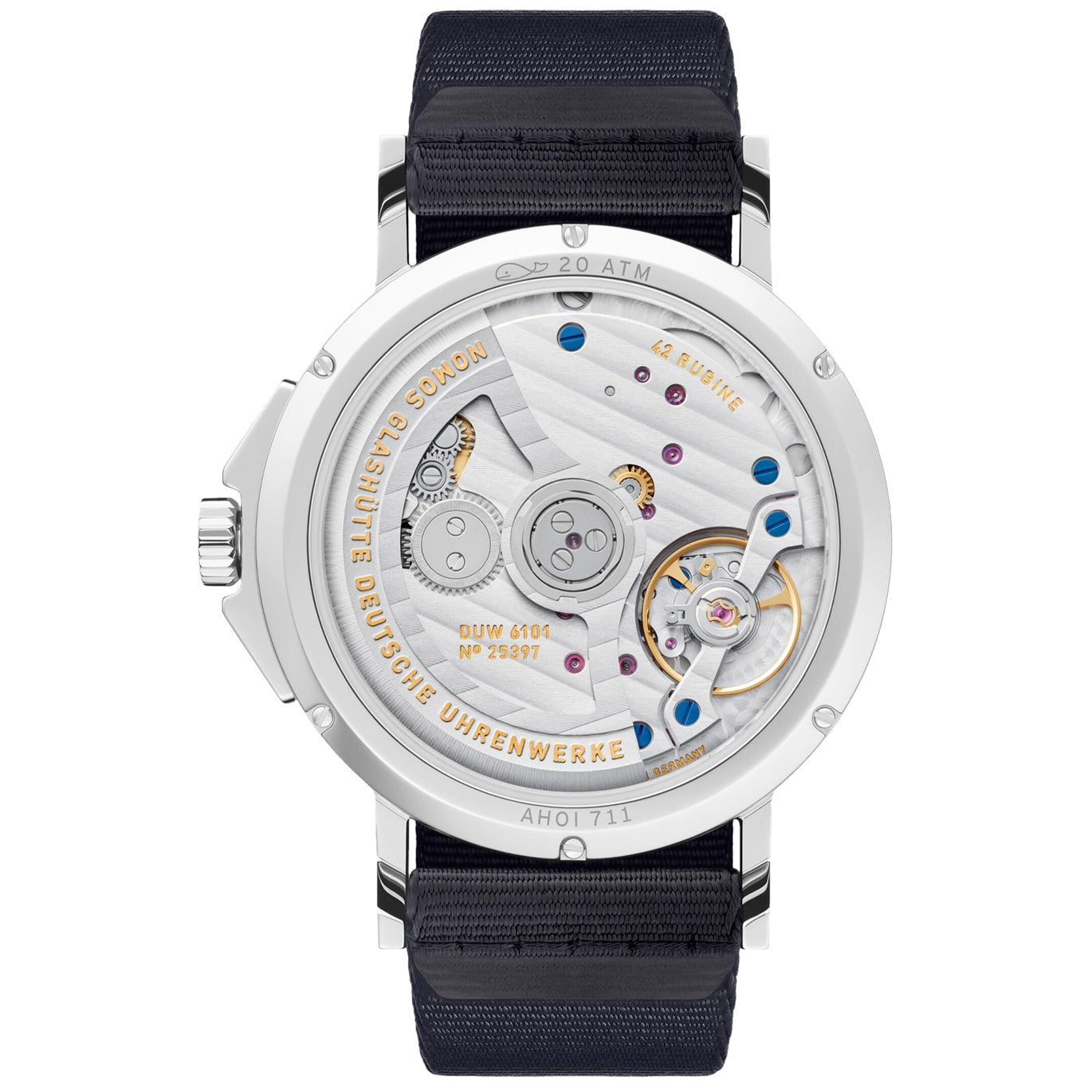 NOMOS Glashütte Ahoi Neomatik 38 Date Atlantic