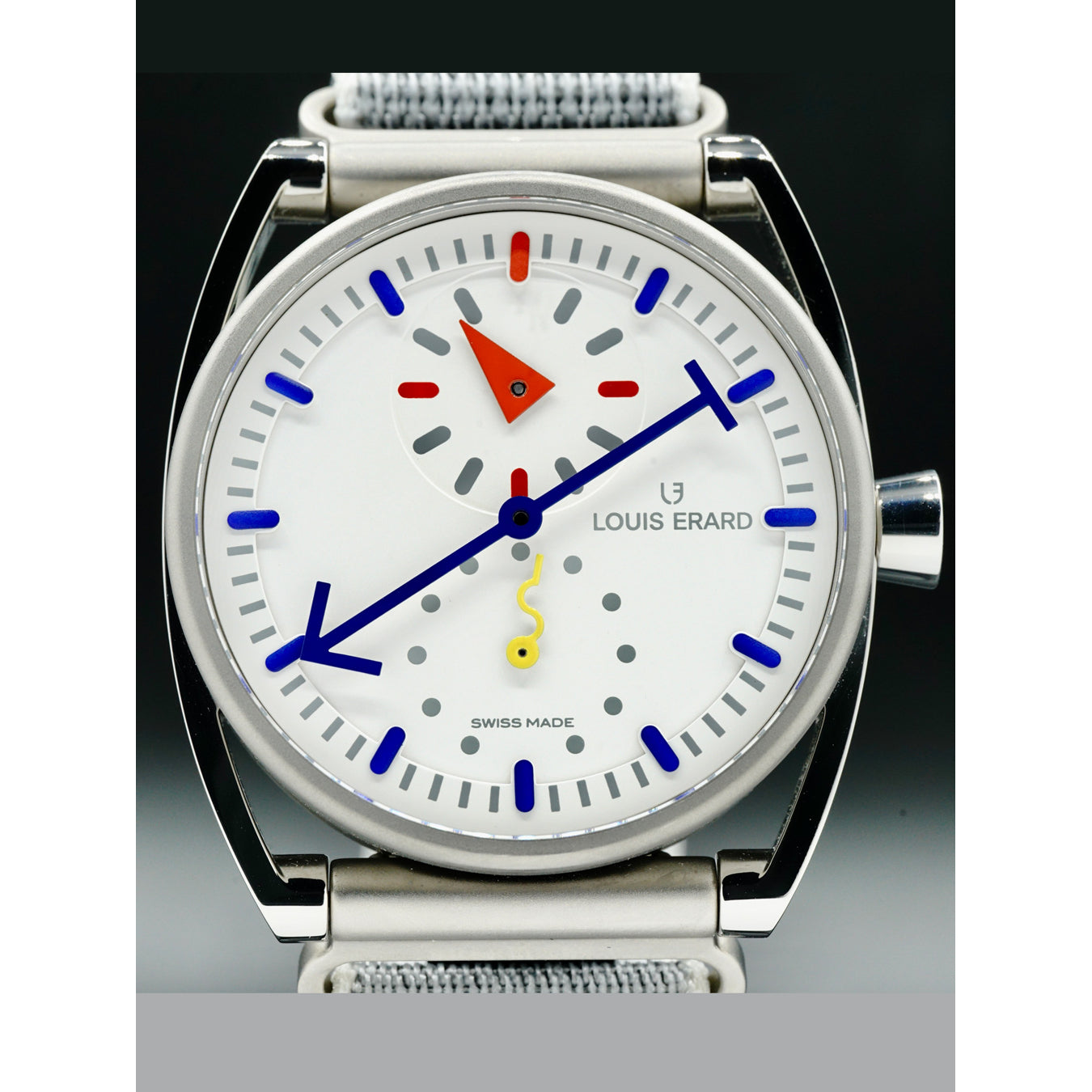 Louis Erard 85358TT01.BTT83 x Alain Silberstein Regulateur Blanc