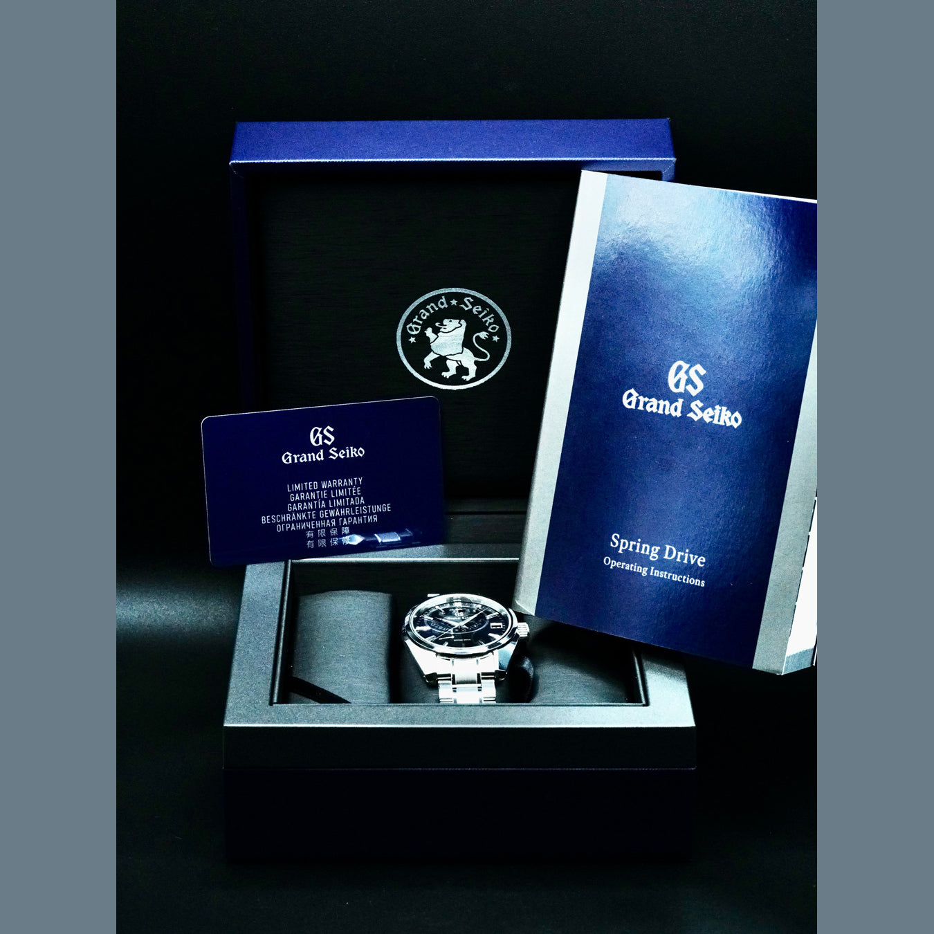 Grand Seiko SBGA375 Spring Drive Blue Dial