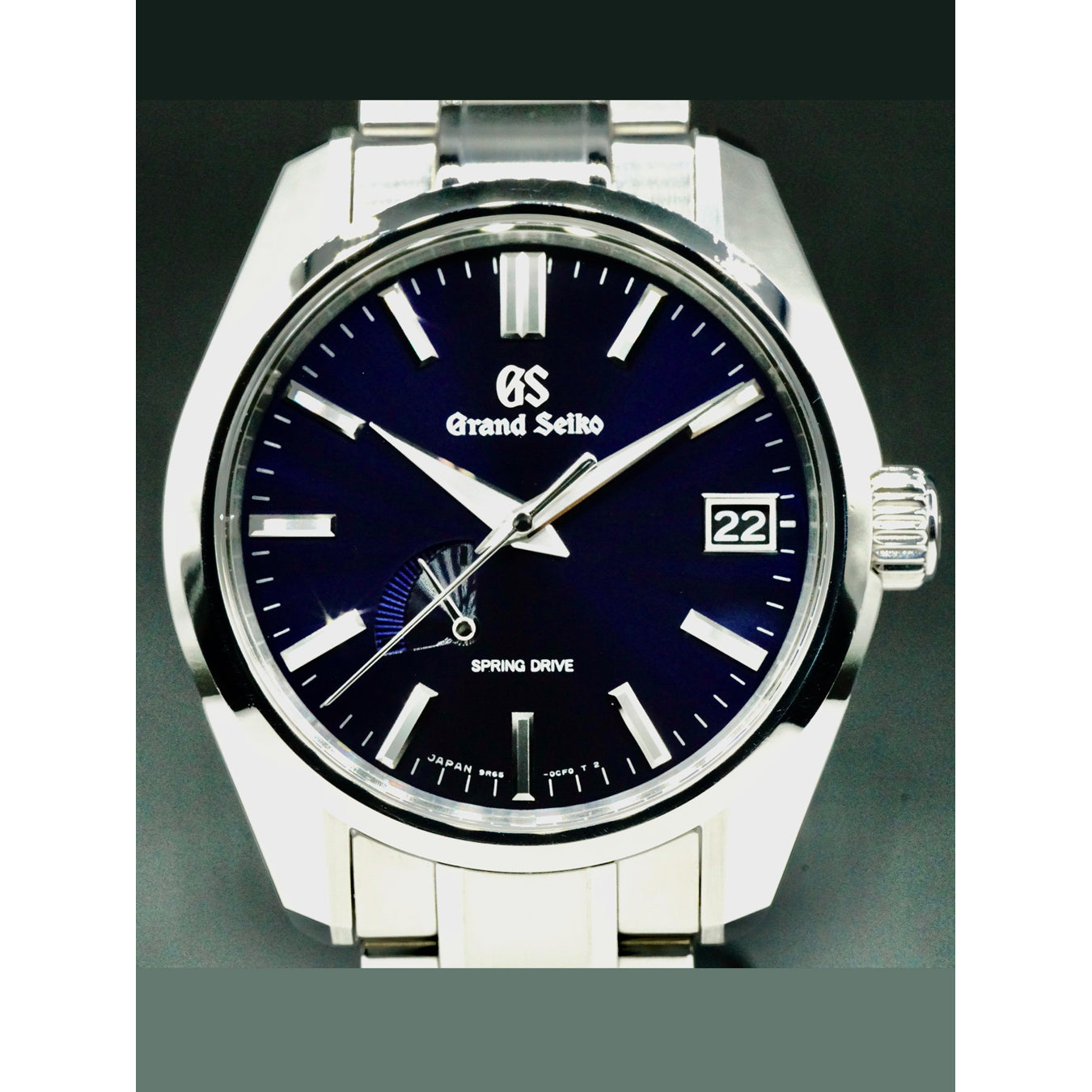 Grand Seiko SBGA375 Spring Drive Blue Dial