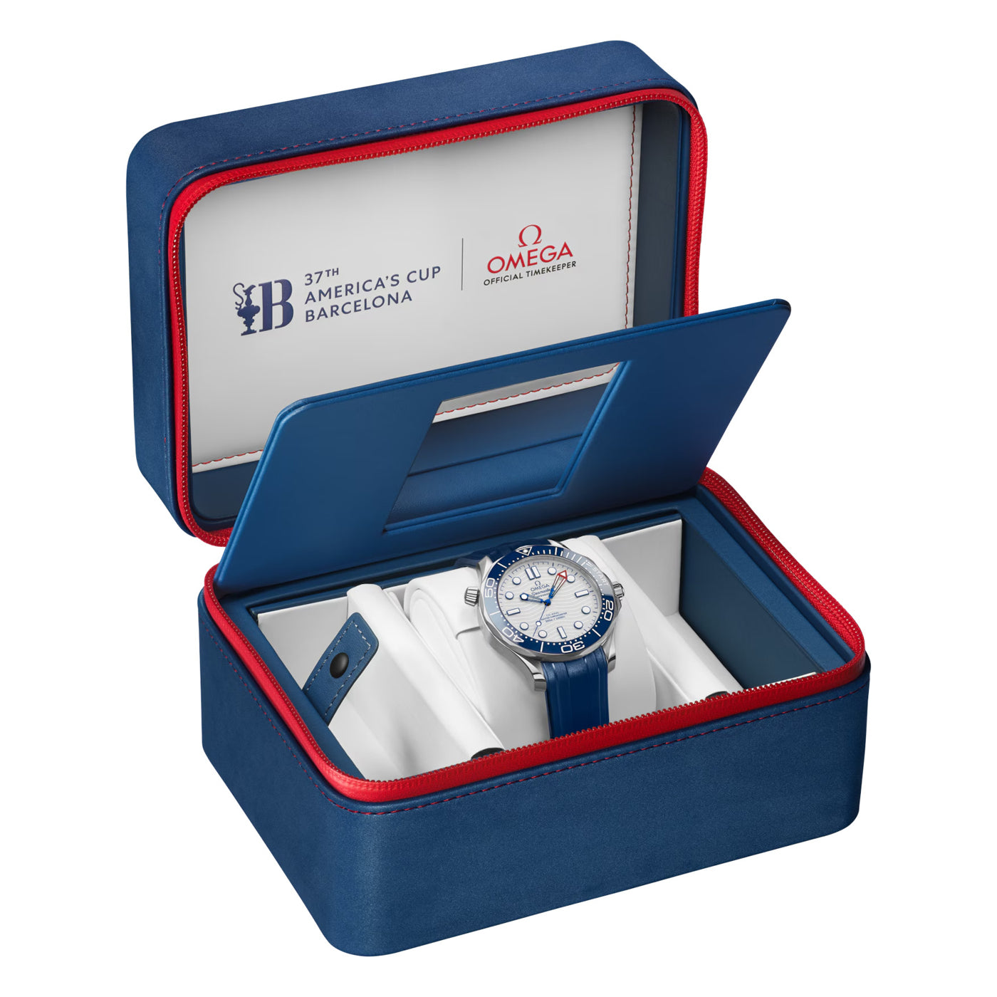 Omega Seamaster Diver 300M America's Cup on Rubber Strap 210.32.42.20.04.002