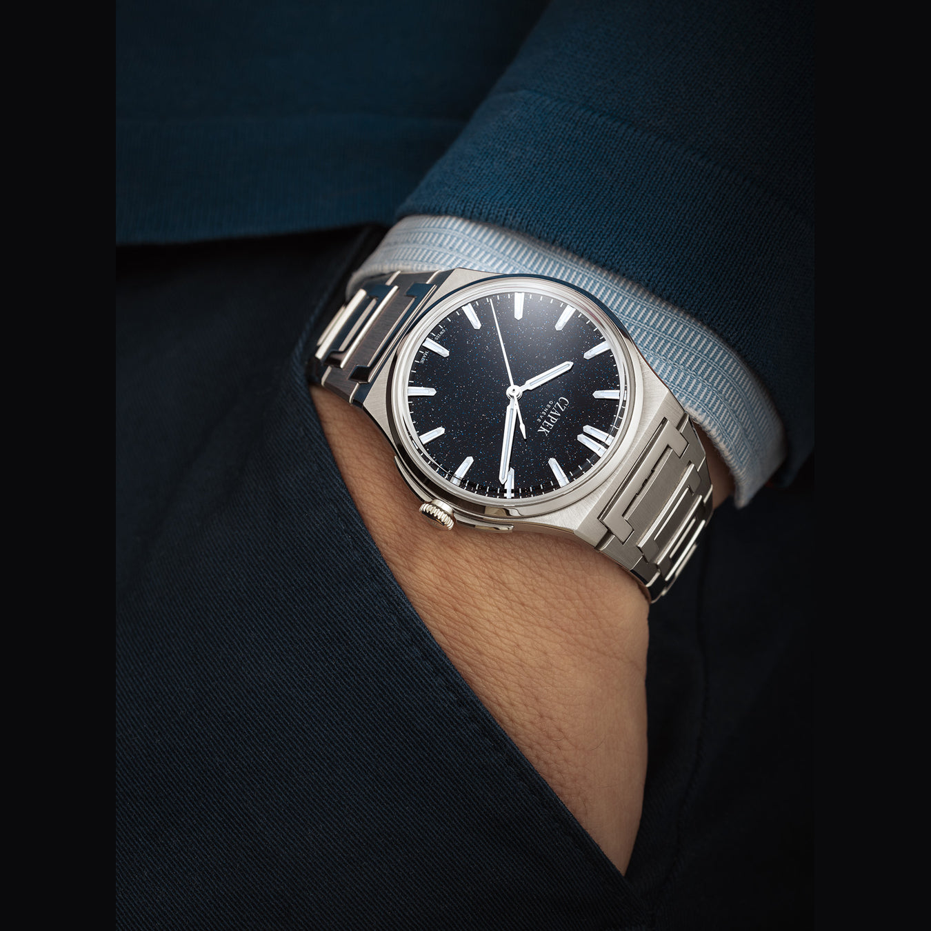 Czapek Antarctique Polar Sky 38.5mm