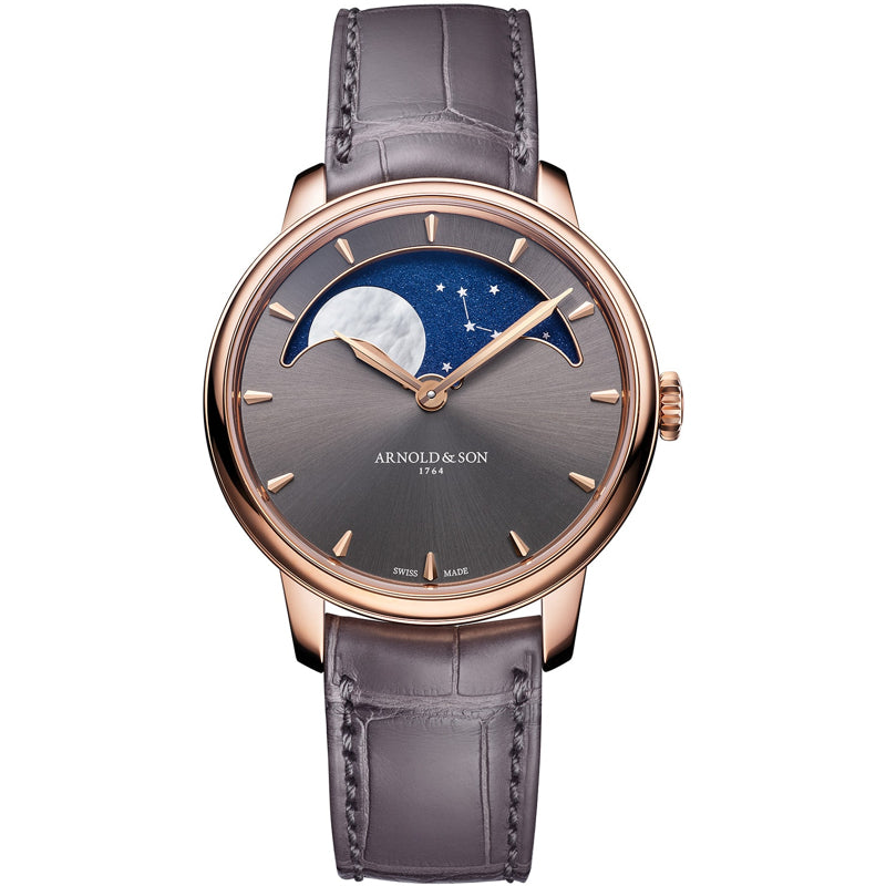 Arnold & Son Perpetual Moon 38 Gold Cliff Grey