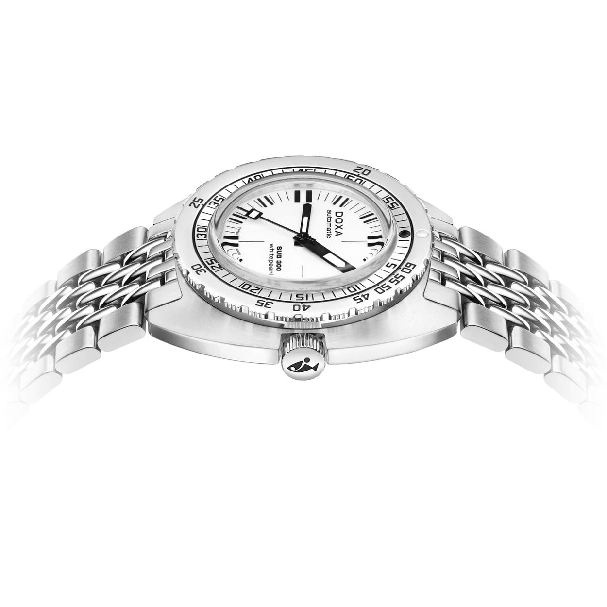 Doxa 821.10.011.10 SUB 300 Whitepearl on Bracelet