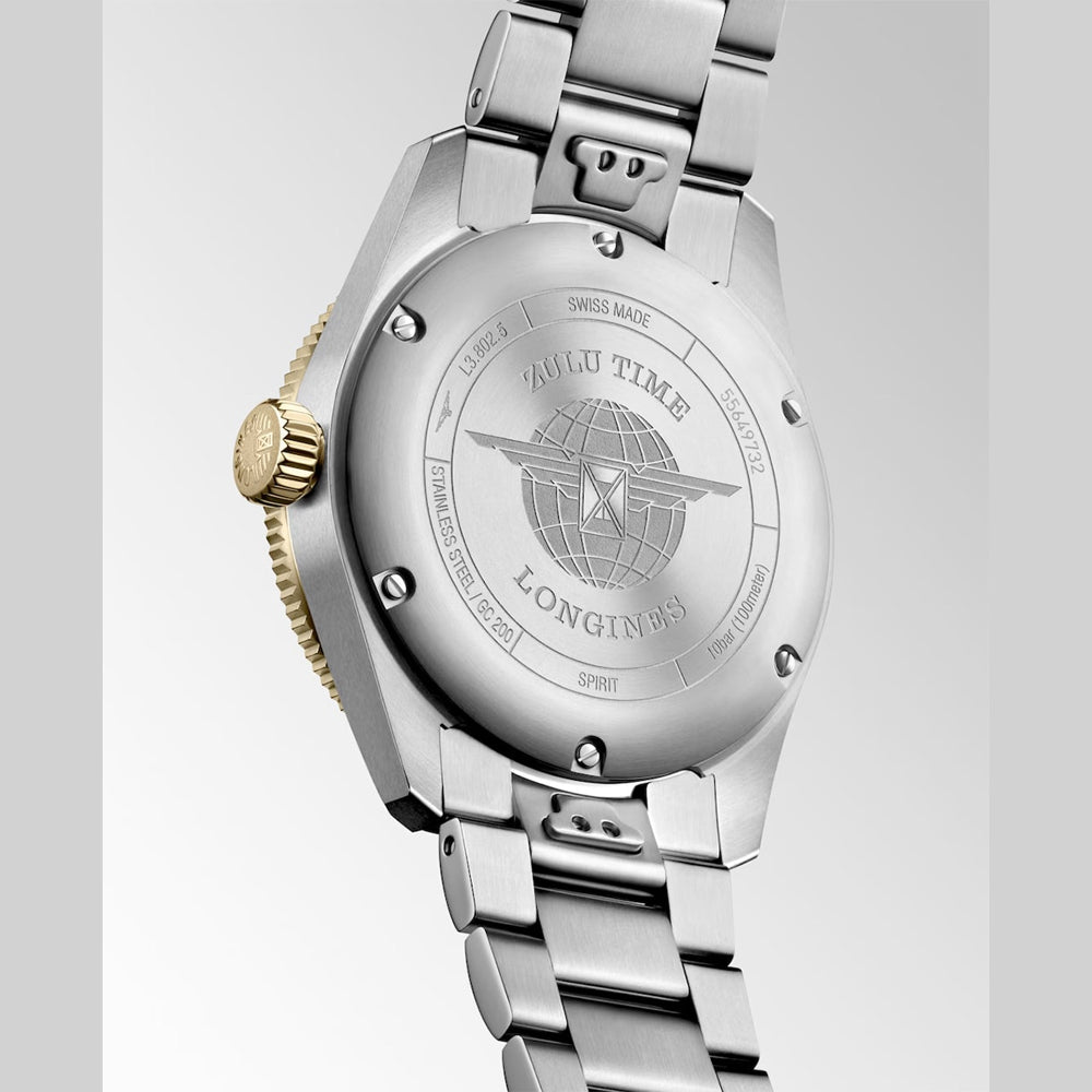 Longines L3.802.5.53.6 Spirit Zulu Time 39mm