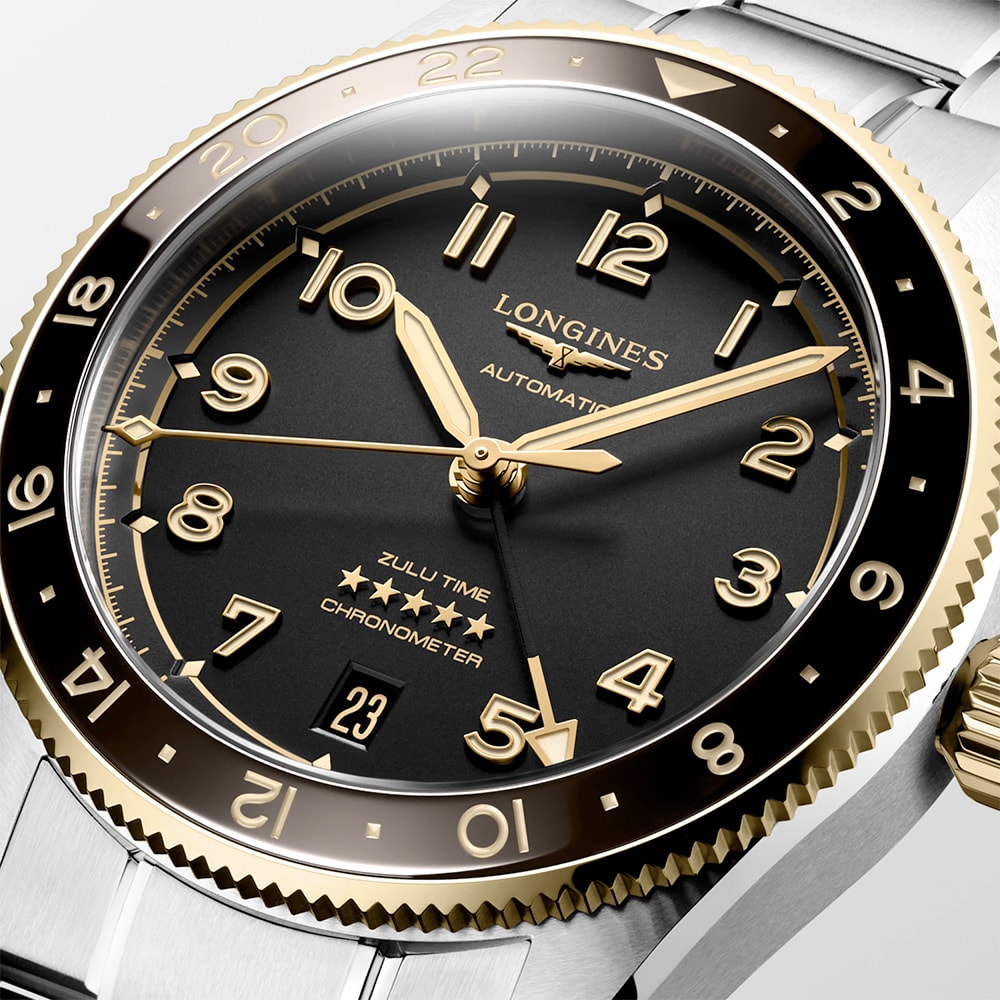Longines L3.802.5.53.6 Spirit Zulu Time 39mm