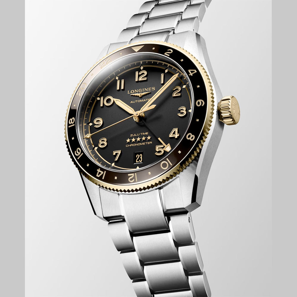 Longines L3.802.5.53.6 Spirit Zulu Time 39mm