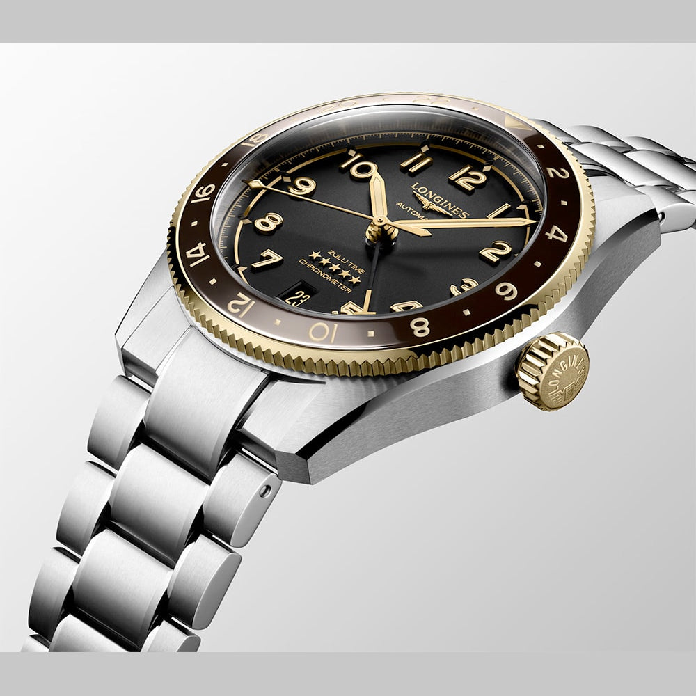 Longines L3.802.5.53.6 Spirit Zulu Time 39mm