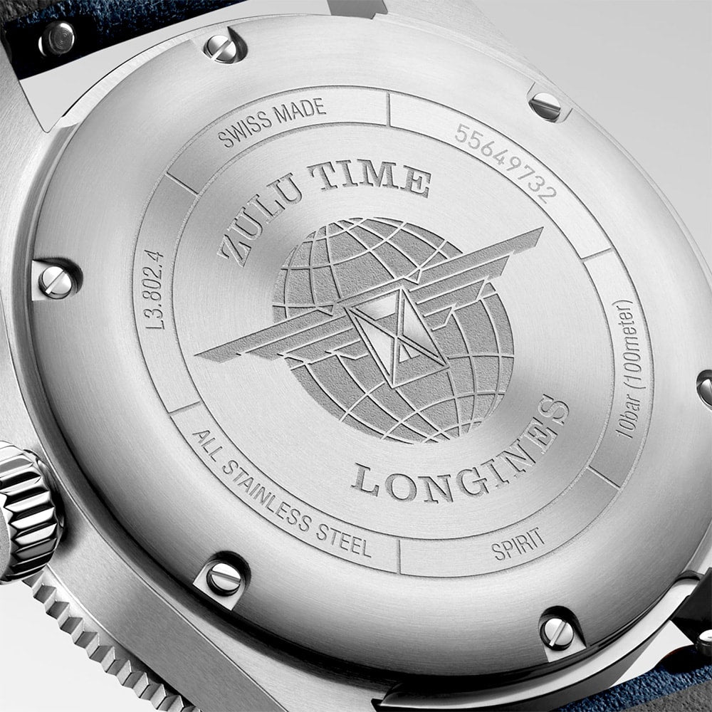 Longines L3.802.4.93.2 Spirit Zulu Time 39mm