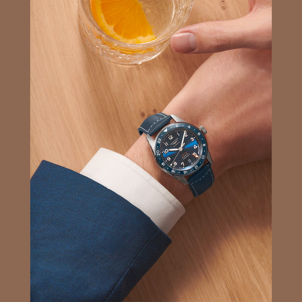 Longines L3.802.4.93.2 Spirit Zulu Time 39mm