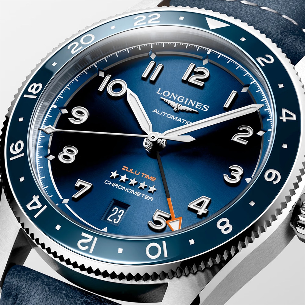 Longines L3.802.4.93.2 Spirit Zulu Time 39mm