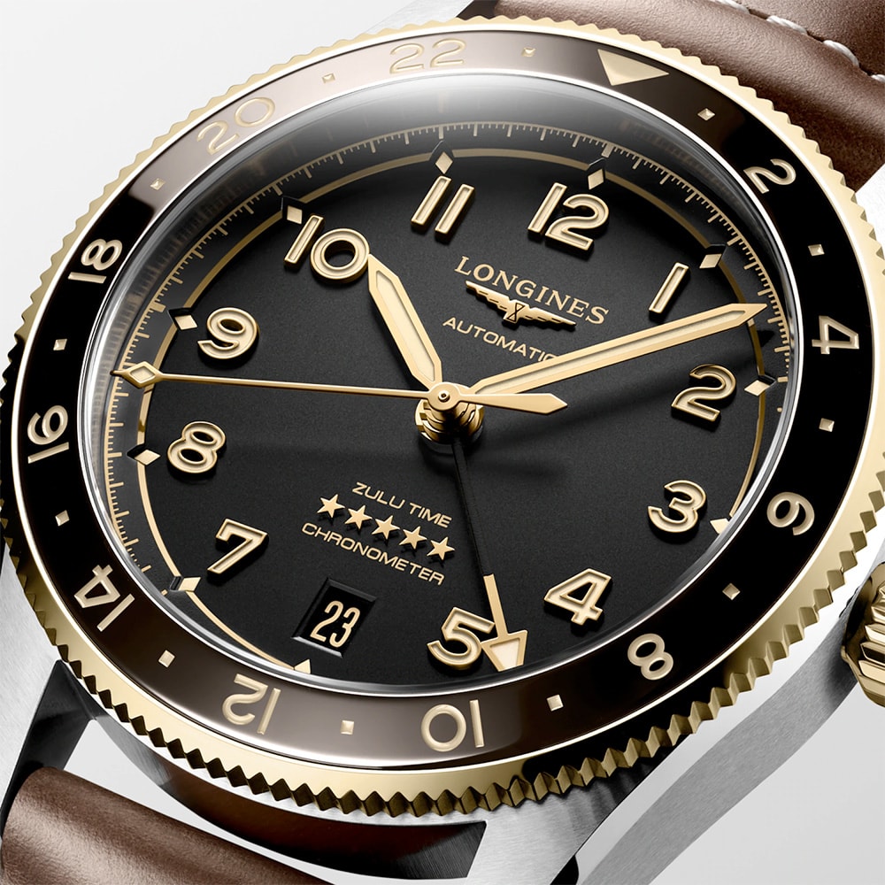 Longines L3.802.5.53.2 Spirit Zulu Time 39mm