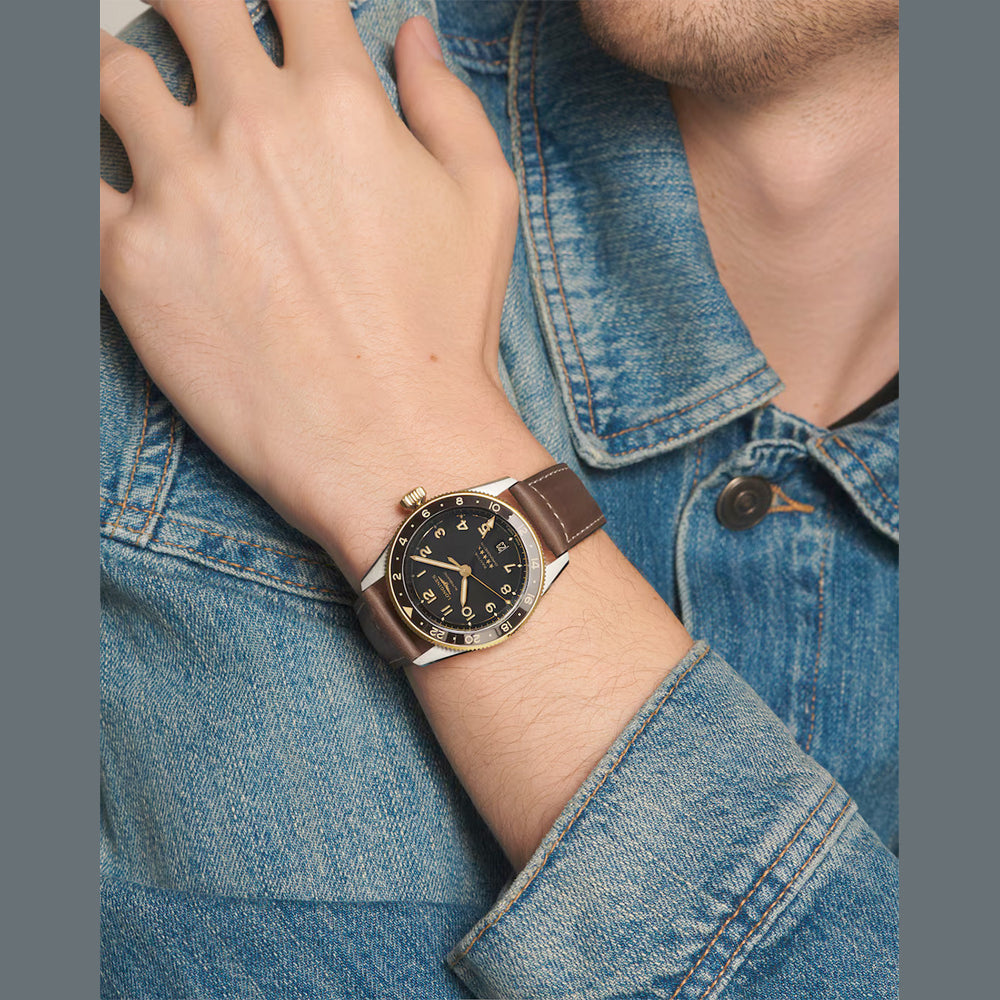 Longines L3.802.5.53.2 Spirit Zulu Time 39mm