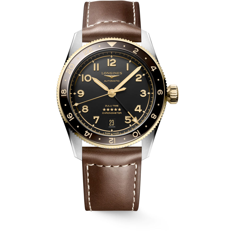 Longines L3.802.5.53.2 Spirit Zulu Time 39mm