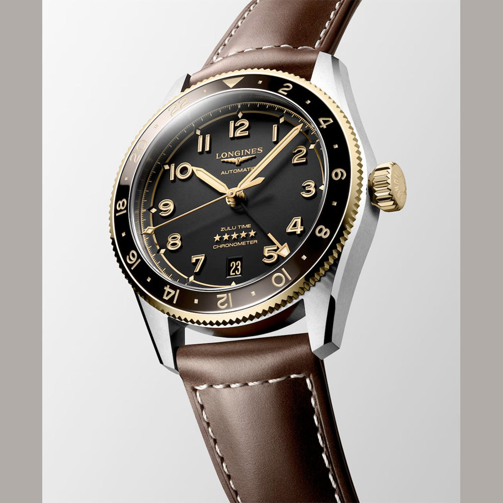 Longines L3.802.5.53.2 Spirit Zulu Time 39mm