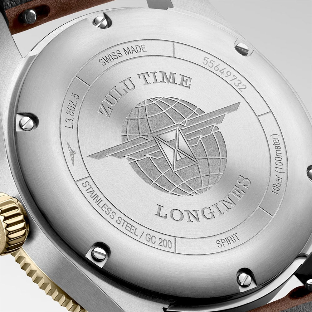 Longines L3.802.5.53.2 Spirit Zulu Time 39mm