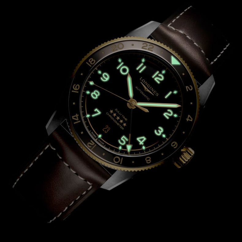 Longines L3.802.5.53.2 Spirit Zulu Time 39mm