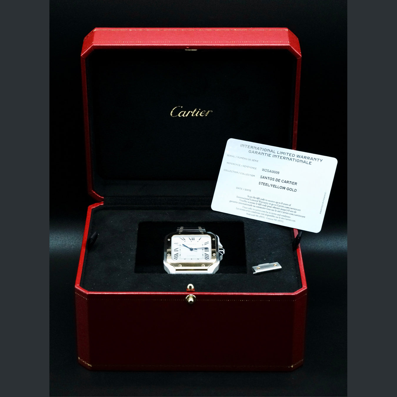 Cartier Santos W2SA0009 Steel Yellow Gold