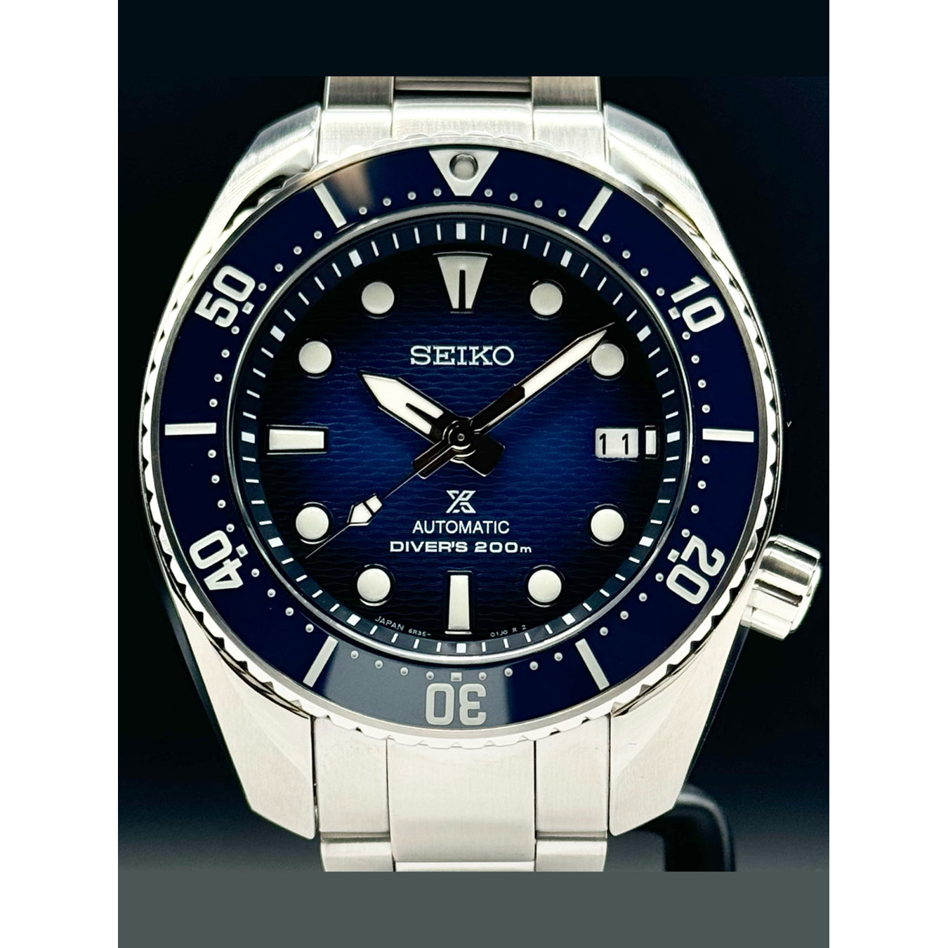 Seiko Prospex SPB321 Sea Diver's SS Blue Dial