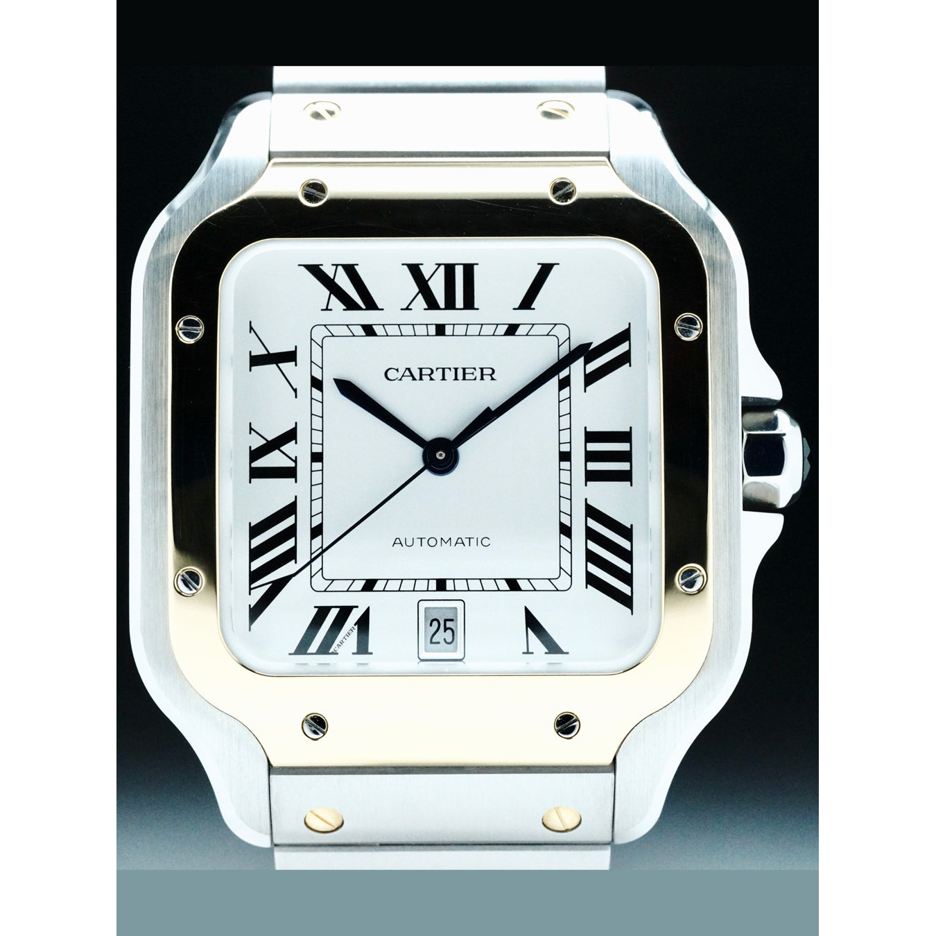 Cartier Santos W2SA0009 Steel Yellow Gold