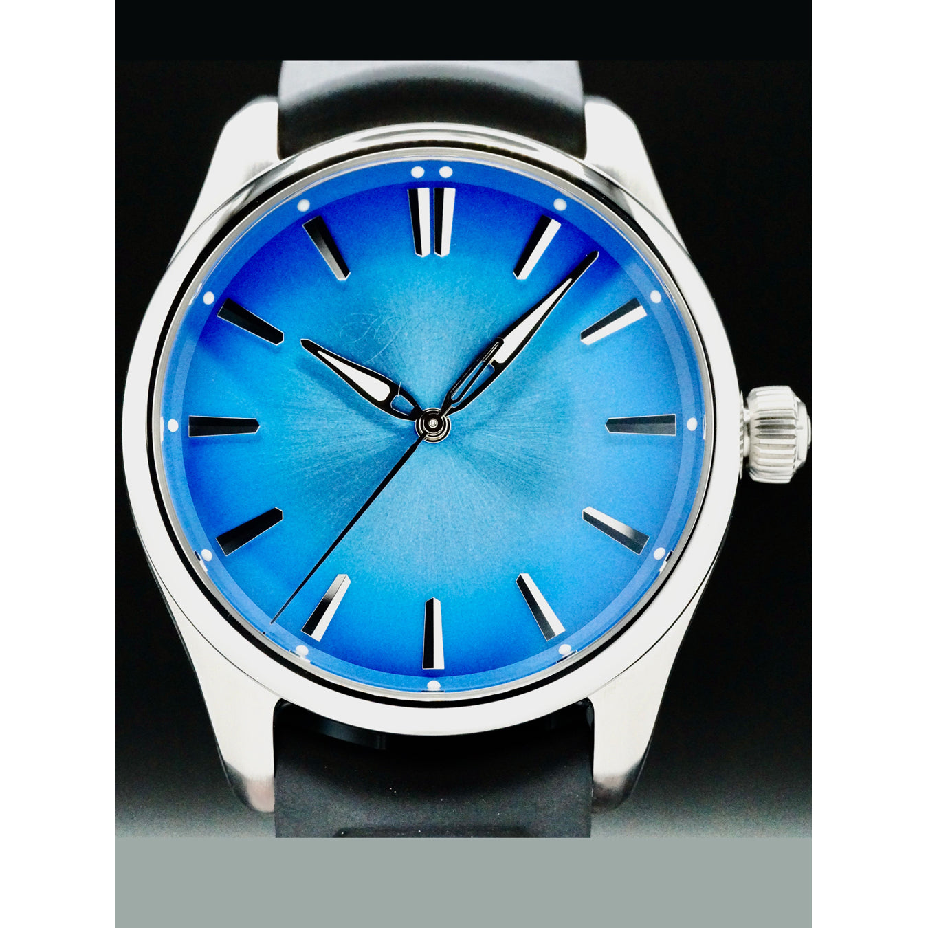 H. Moser & Cie 3200-1217 Pioneer Centre Seconds Artic Blue Fume Dial